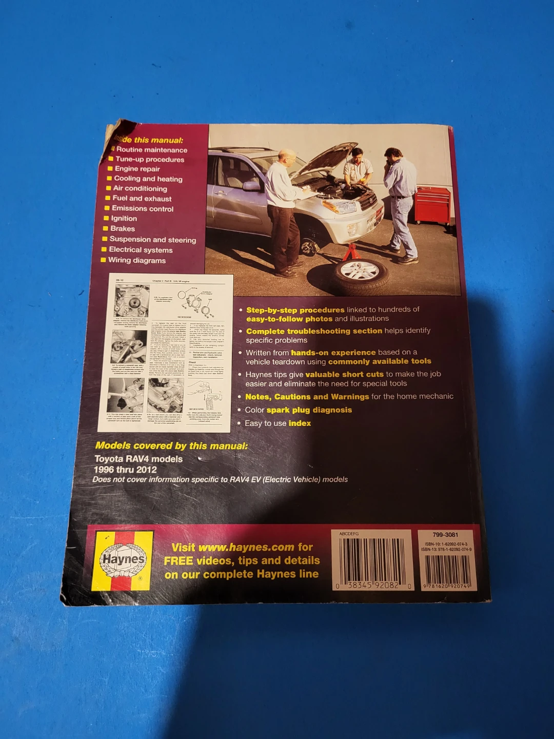 Haynes Repair Manual: Toyota RAV4 1996-2012 - photo 2