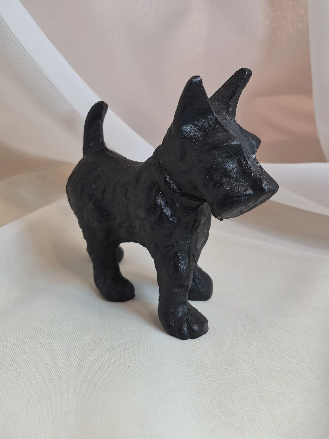 So Cute Solid Cast Iron 4 1/2" x 5" Scottish Terrier Scottie Dog - photo 3