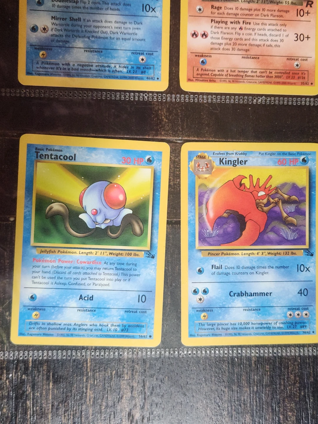 Vintage Pokémon Card Lot - 6 Original WOTC Cards - photo 2