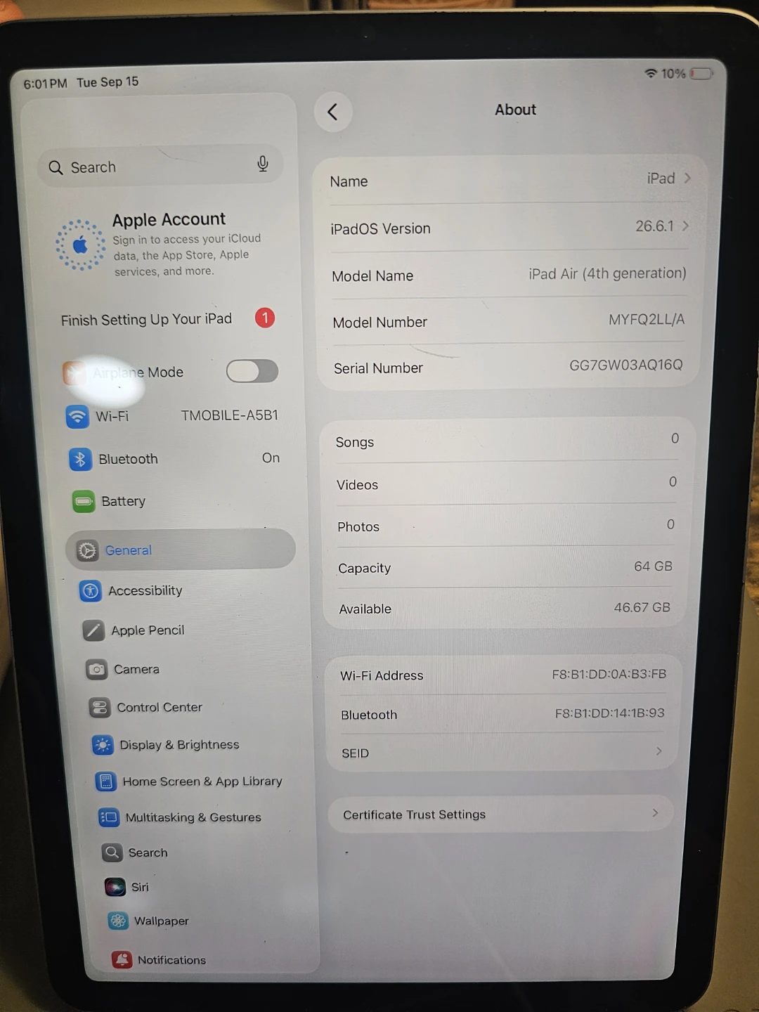 Apple iPad Air 4th Gen and Apple Watch Series 3 Set - photo 2