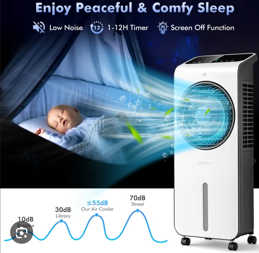 Costway Air Cooler with Remote & Ice Packs - photo 2