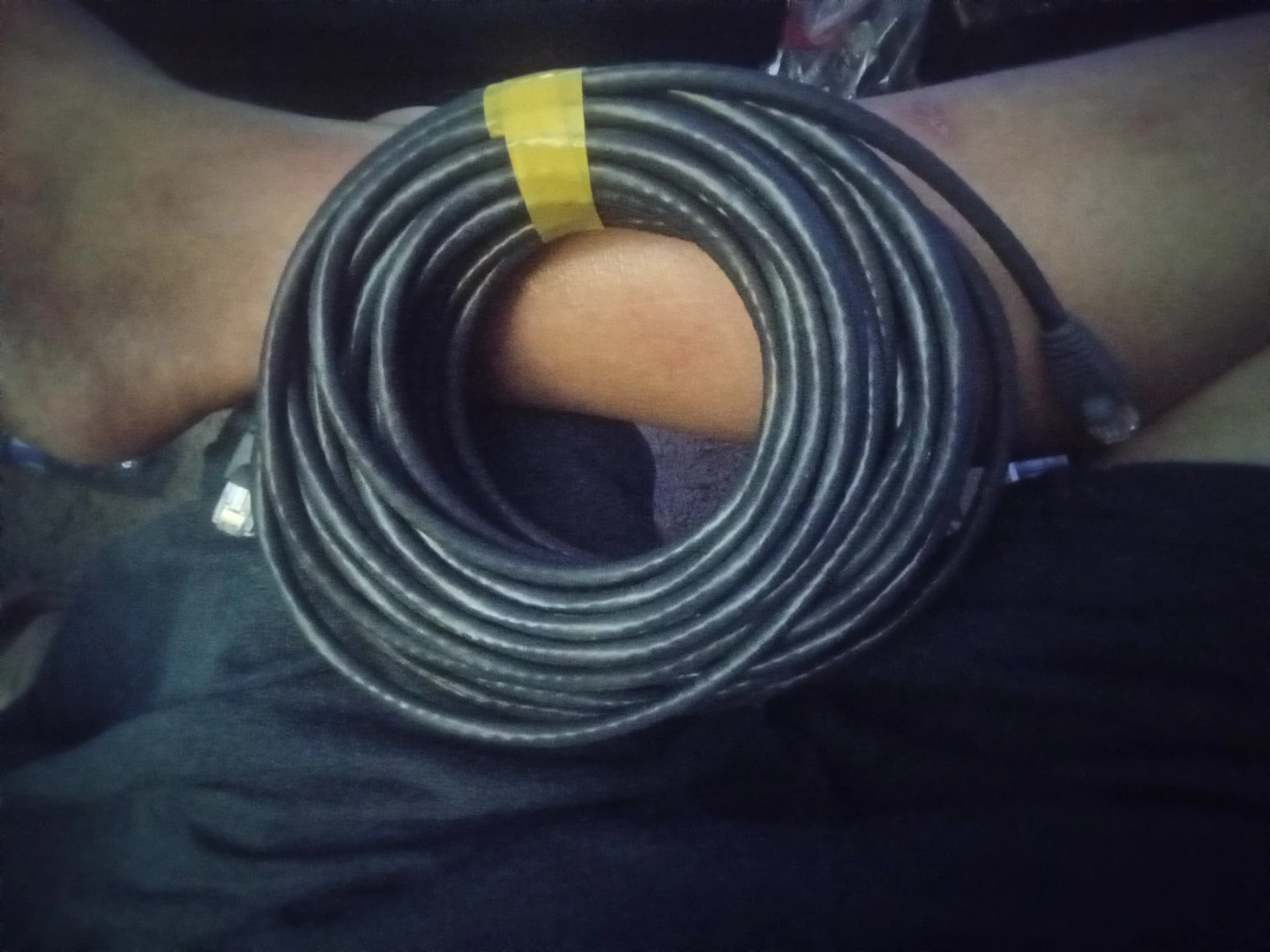 Black Ethernet Cable