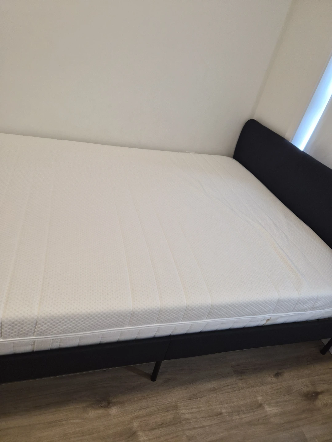 IKEA Queen Bed Frame and Foam Mattress - photo 5