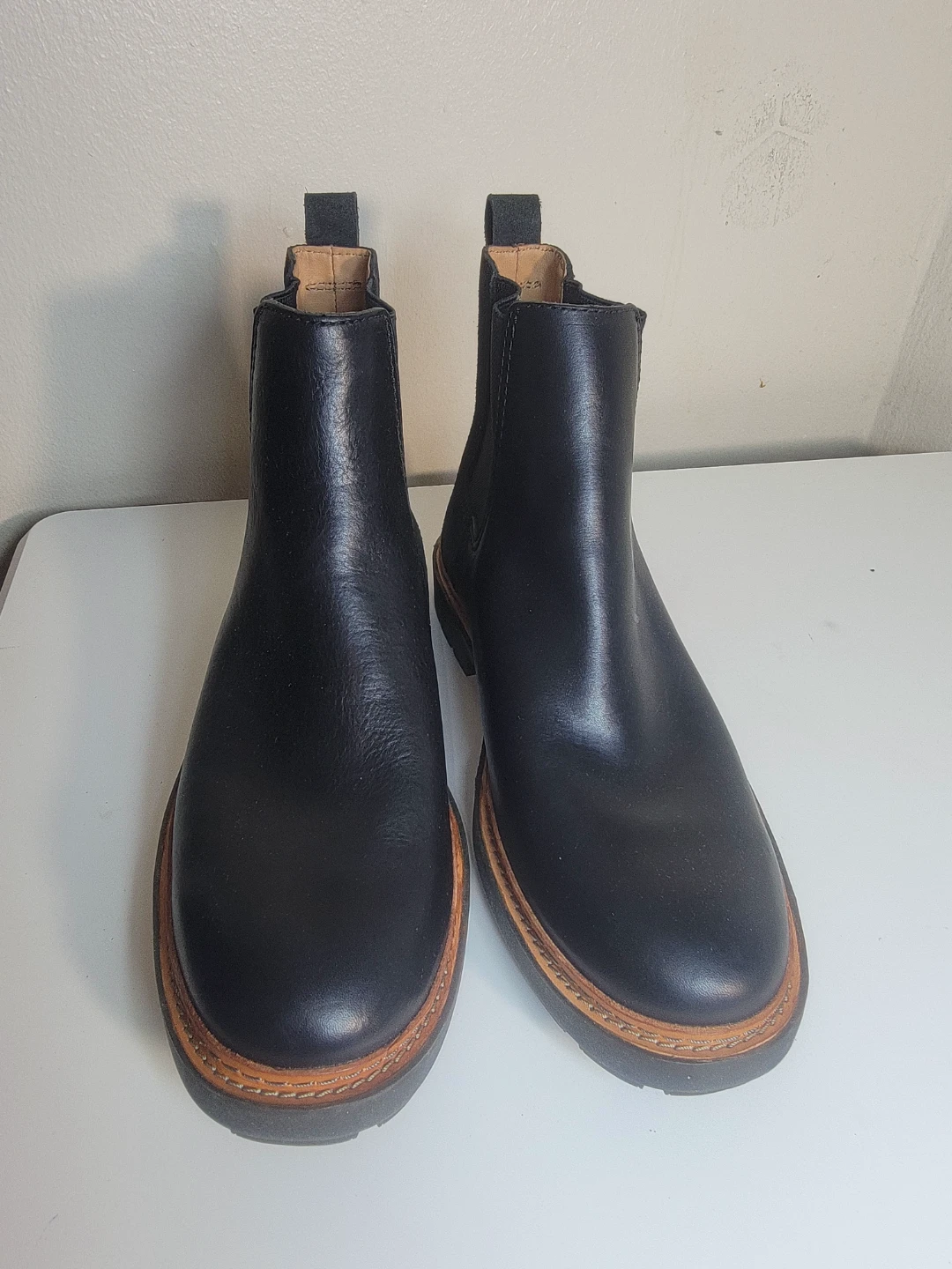 Clarks Black Chelsea Boots US Men 10 - photo 3