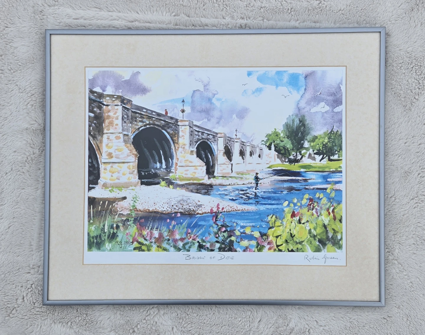 Robin Green 'Bridge of Dee' Framed Art Print
