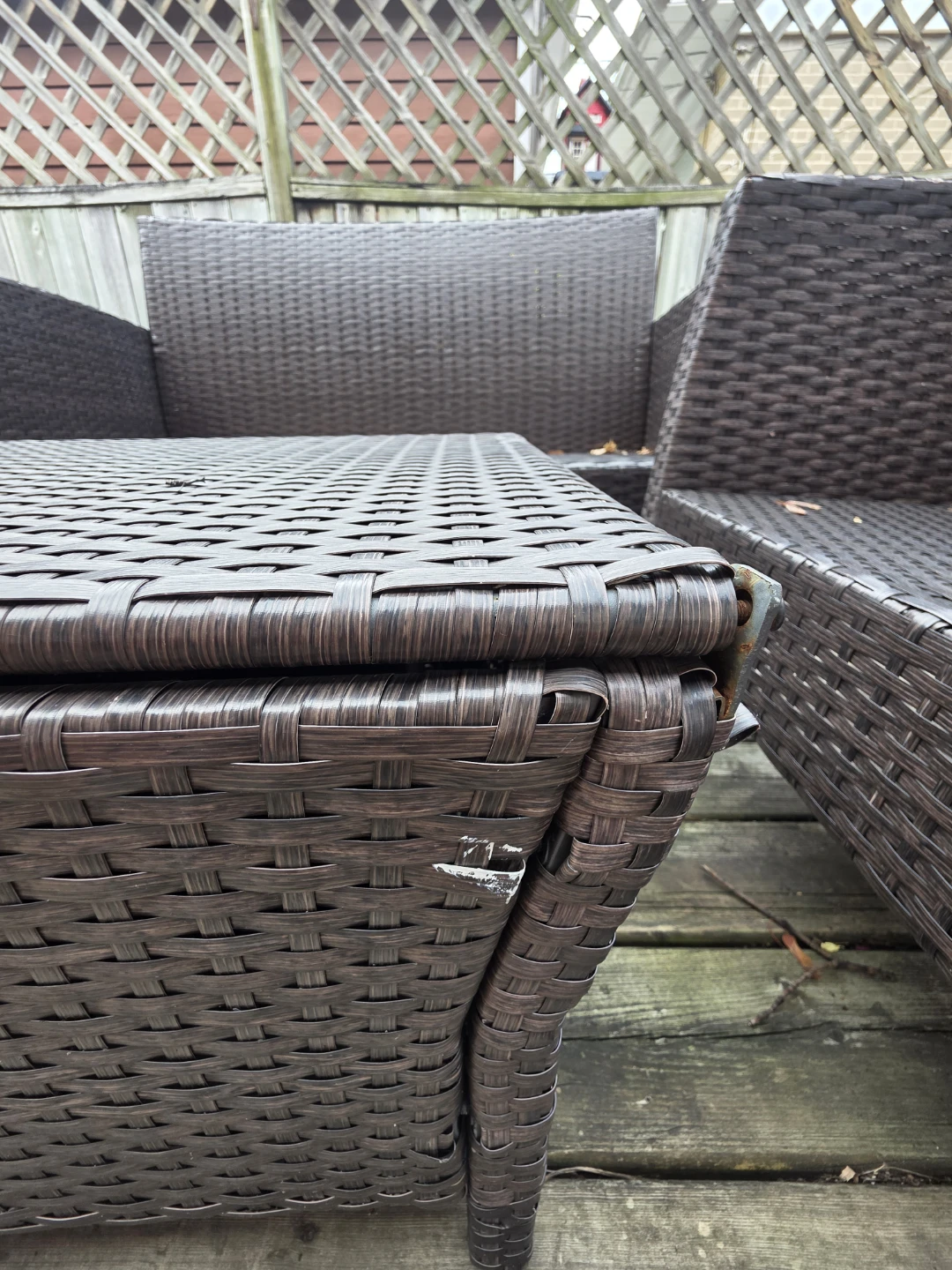 Wicker Patio Furniture Set - photo 2