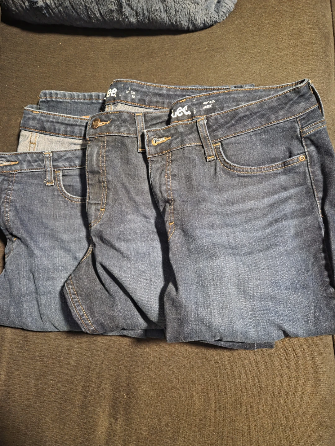 Lee Jeans Mid Rise Straight Leg
