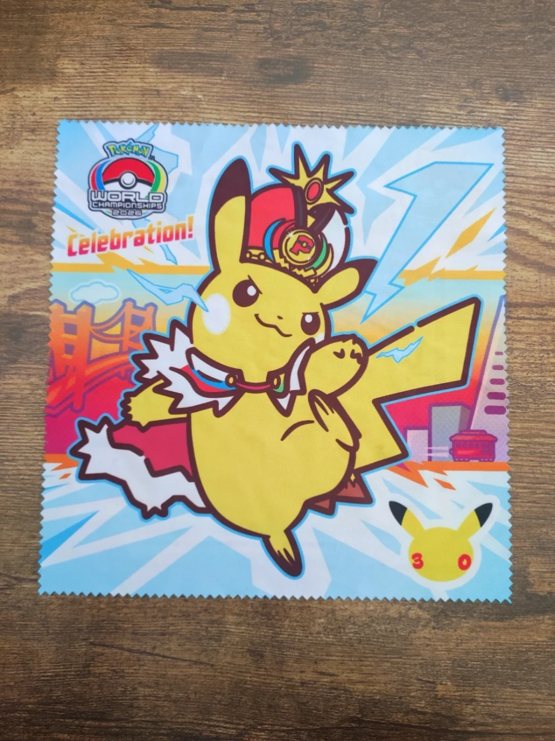 Pokemon World Championships 2026 Microfibre Cloth - photo 2