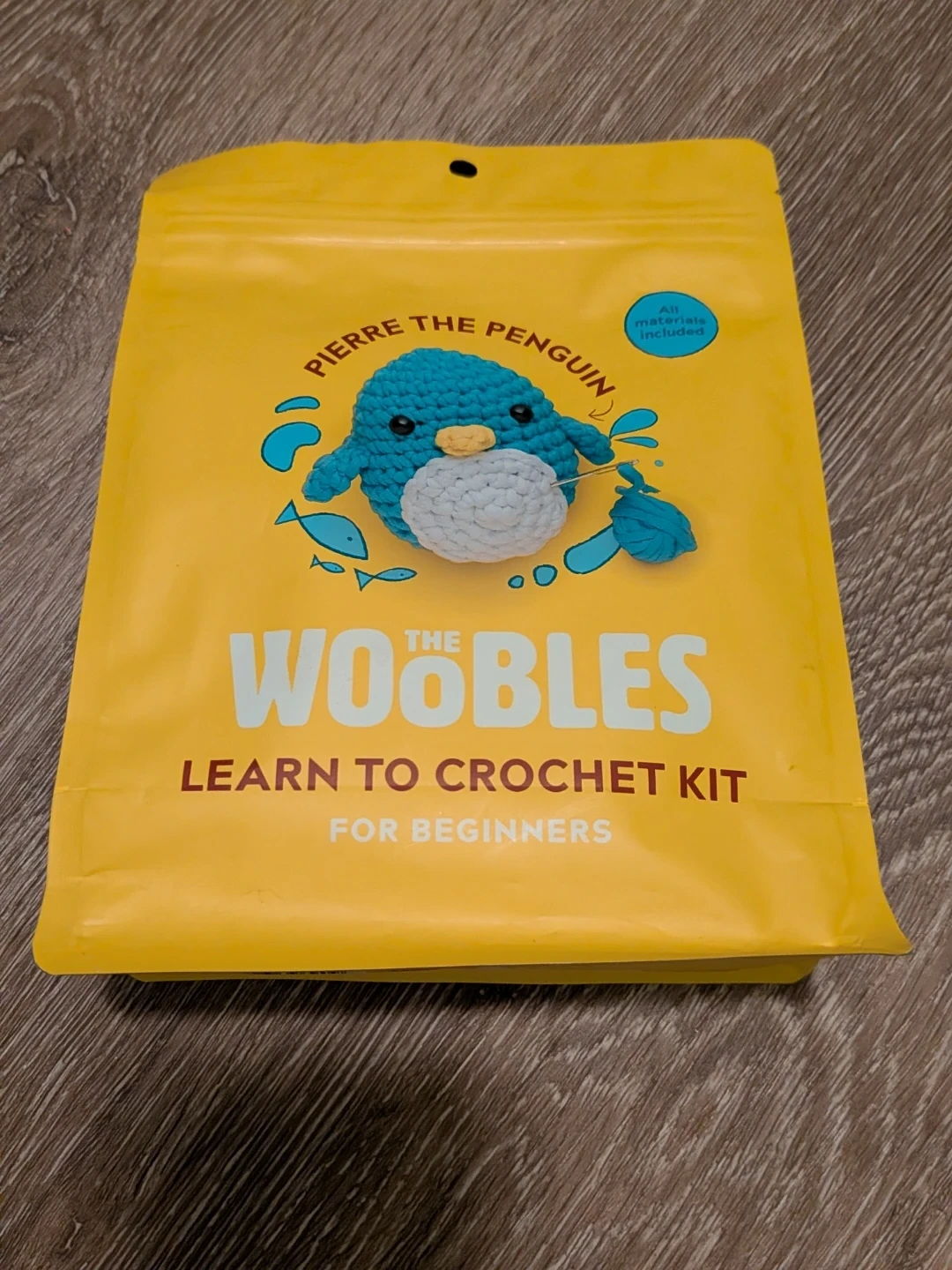The Woobles Pierre the Penguin Crochet Kit