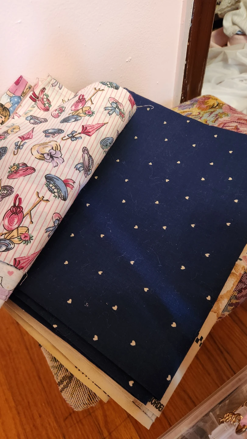 Girls Vintage Cotton Fabric - photo 3