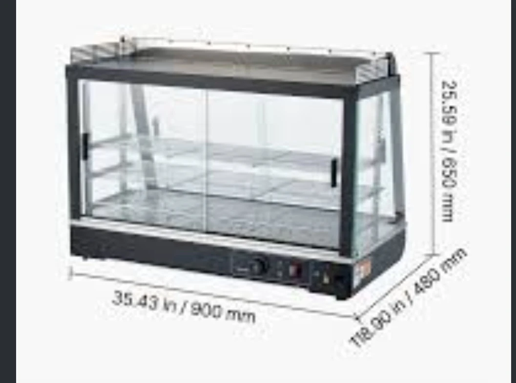 Countertop Food Display Warmer Case