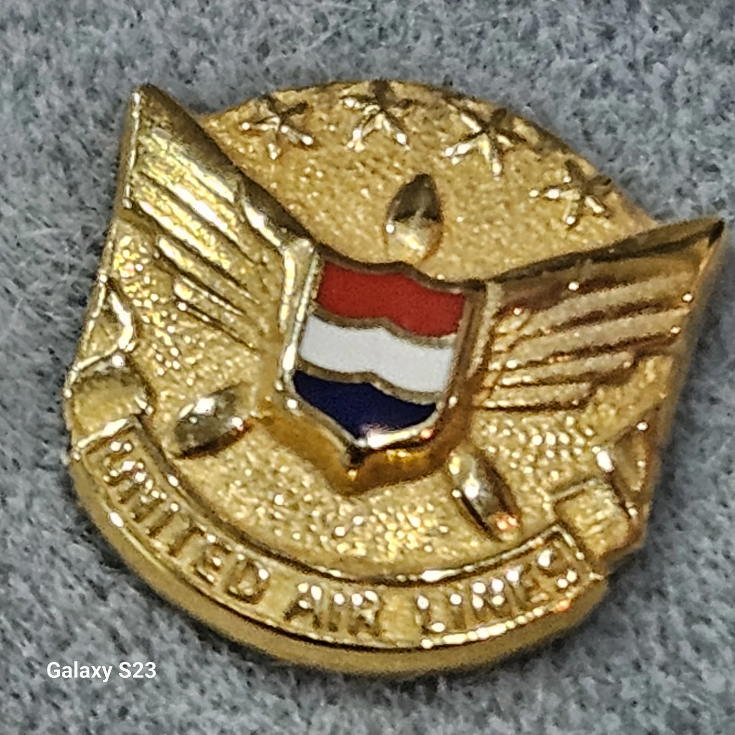 Vintage United Air Lines Gold Filled Pin