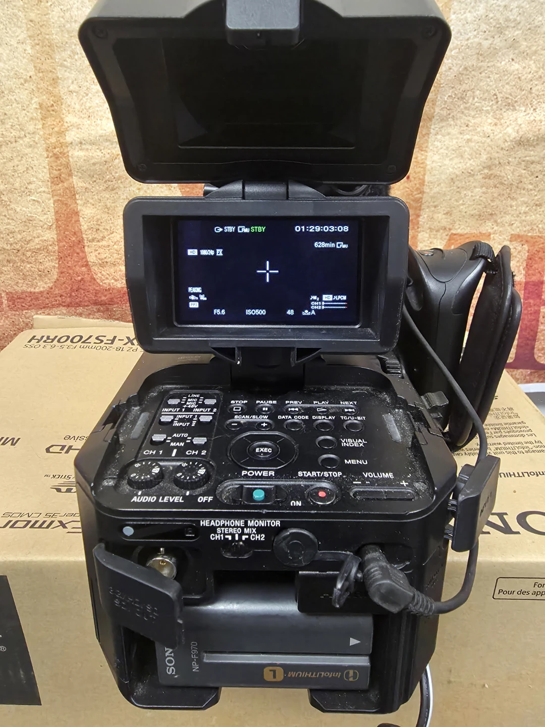 Sony FS700 cinema Camcorder 4k Ready  ENG package - photo 2
