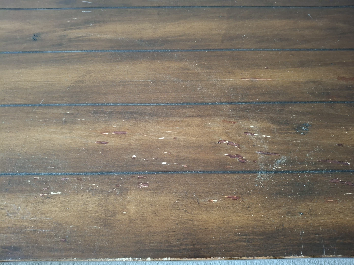 Rich Dark brown wood coffee table with lower shelf - photo 5