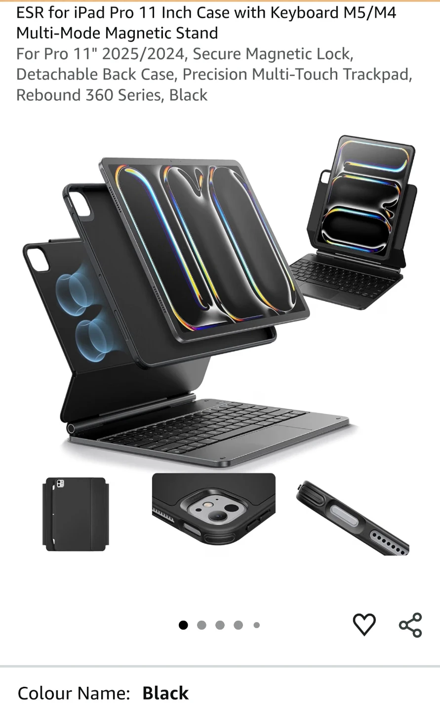 ESR Rebound Magnetic Keyboard Case for iPad Air 13-inch