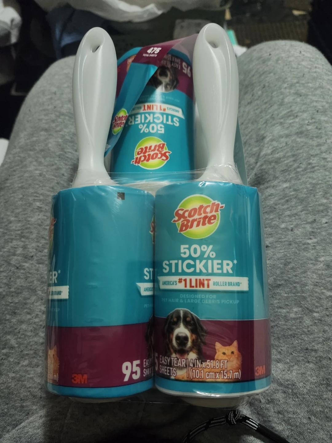 Scotch-Brite 50% Stickier Lint Rollers 5 pack