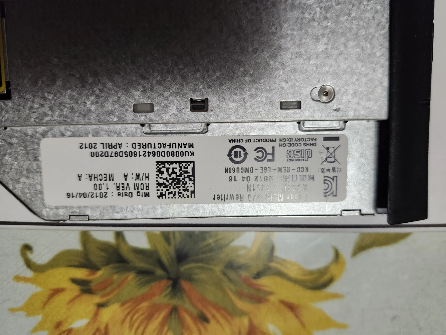 Hitachi LG Optical Drive  DVD Rewriter for Laptop - photo 2