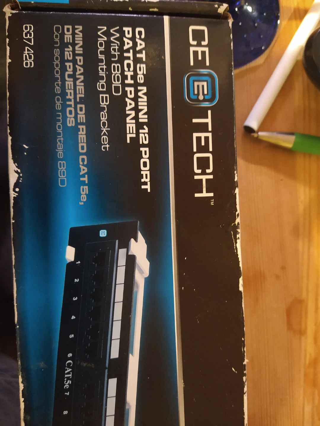 CE Tech Cat 5e Mini 12 Port Patch Panel - photo 3