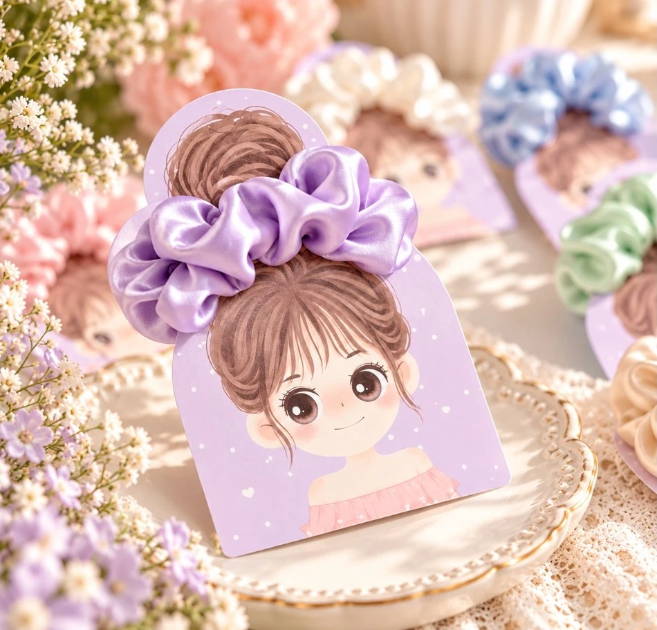 Satin Scrunchie Party Favours 🎀 - photo 2