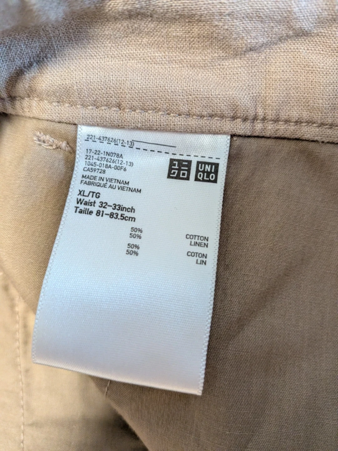Uniqlo Cotton Linen Trousers🏈 - photo 2