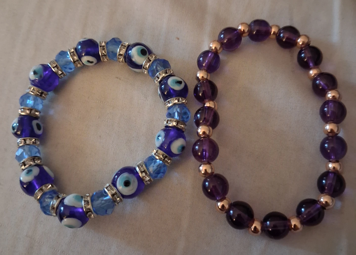 Set of Three Beaded Bracelets - photo 2