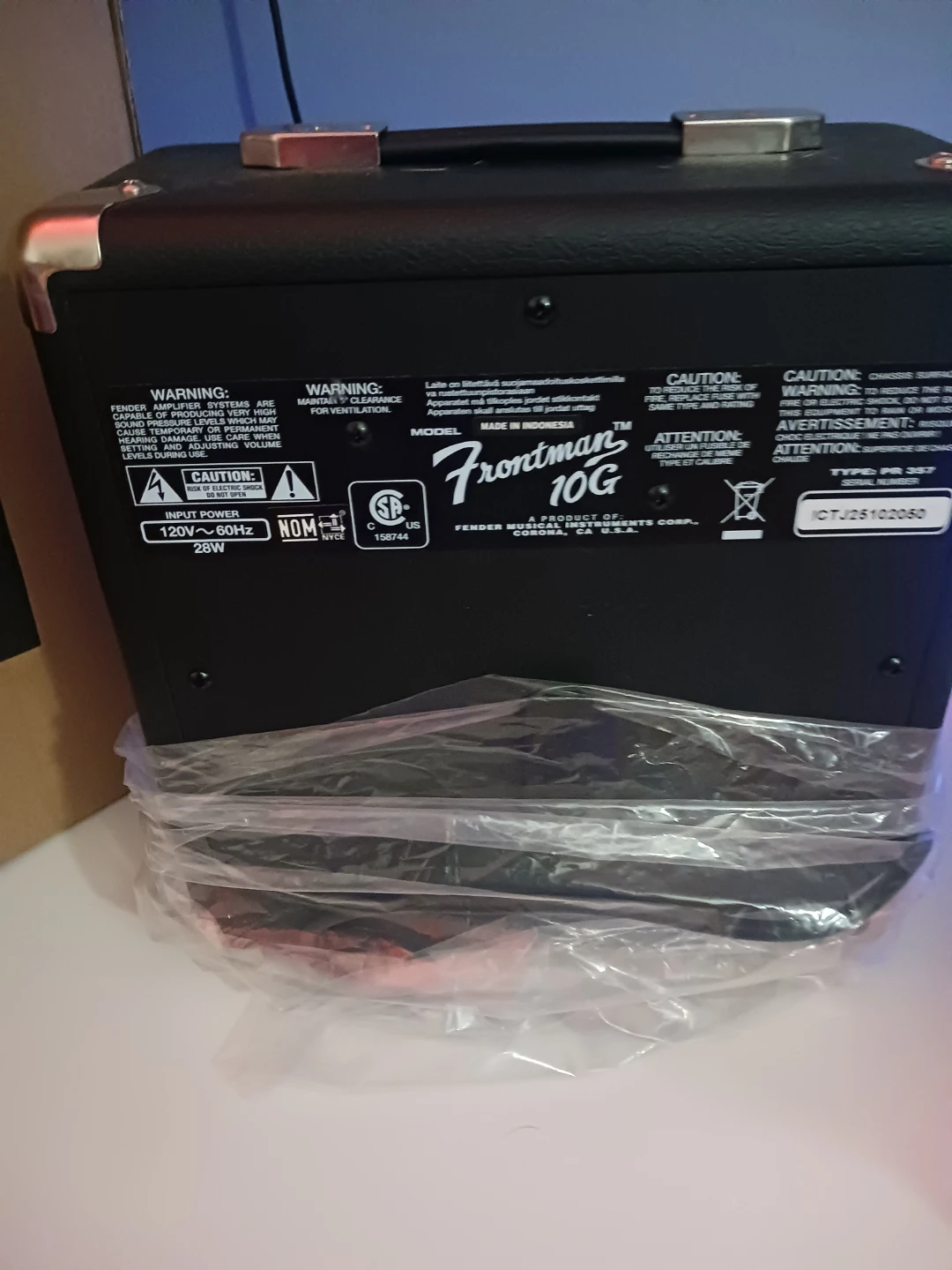 Squier Fender Frontman 10G Guitar Amplifier - photo 3