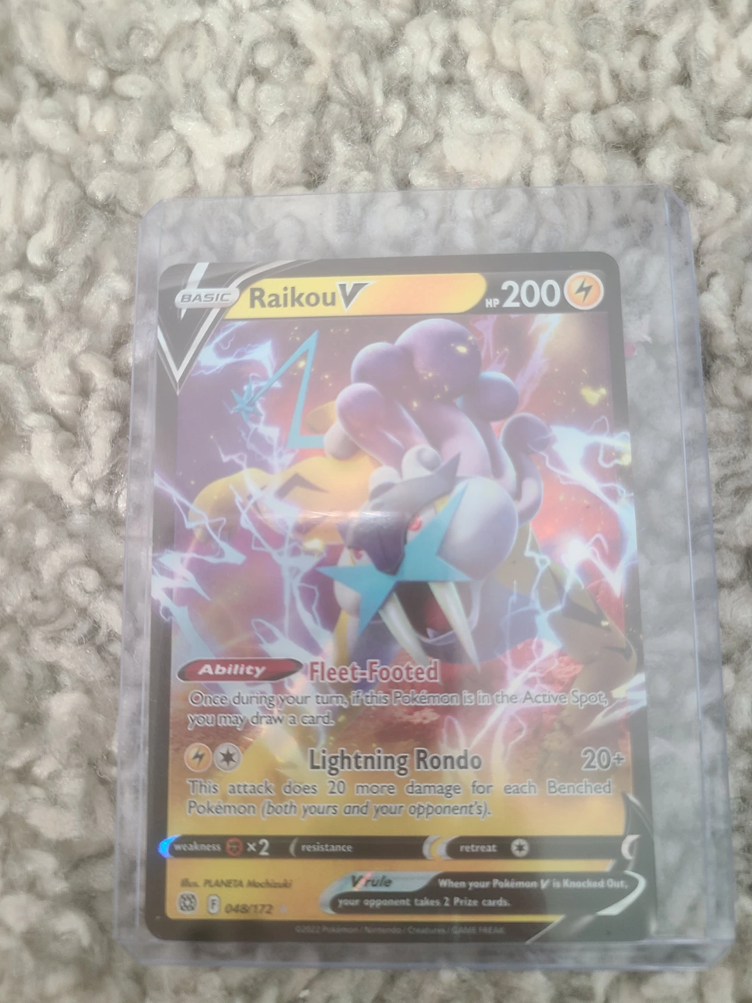 Malamar TG06 and Raikou V Pokemon cards - photo 2