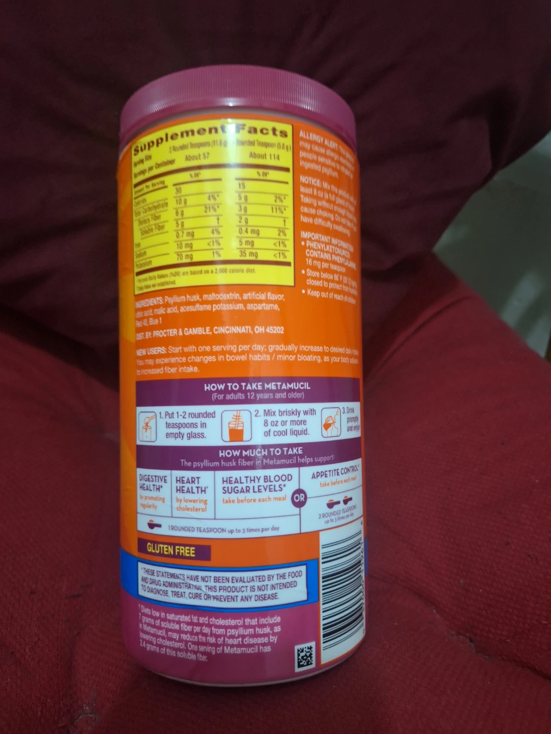 Metamucil 4-in-1 Berry Psyllium Fiber Supplement - photo 2
