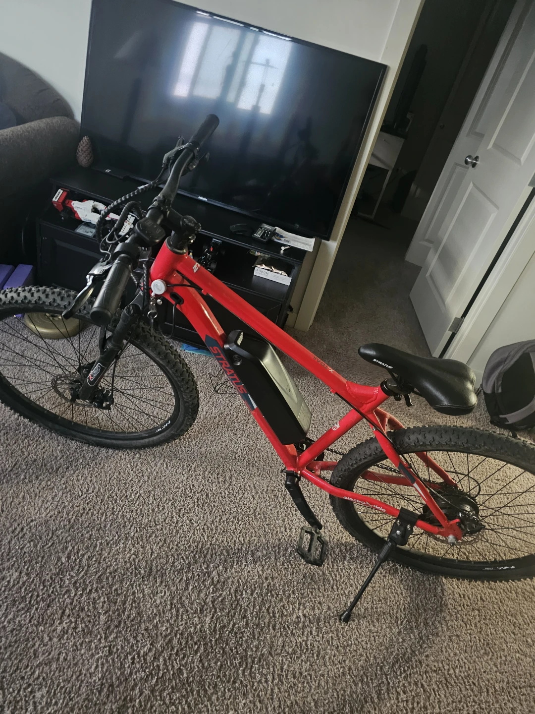 Stratus Electric Mountain Bike Red