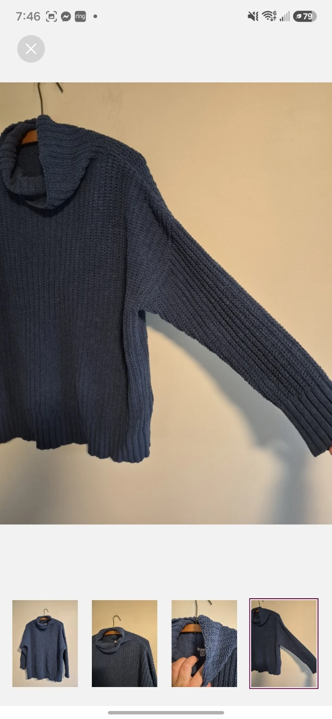 Aerie Blue Turtleneck Sweater - photo 4