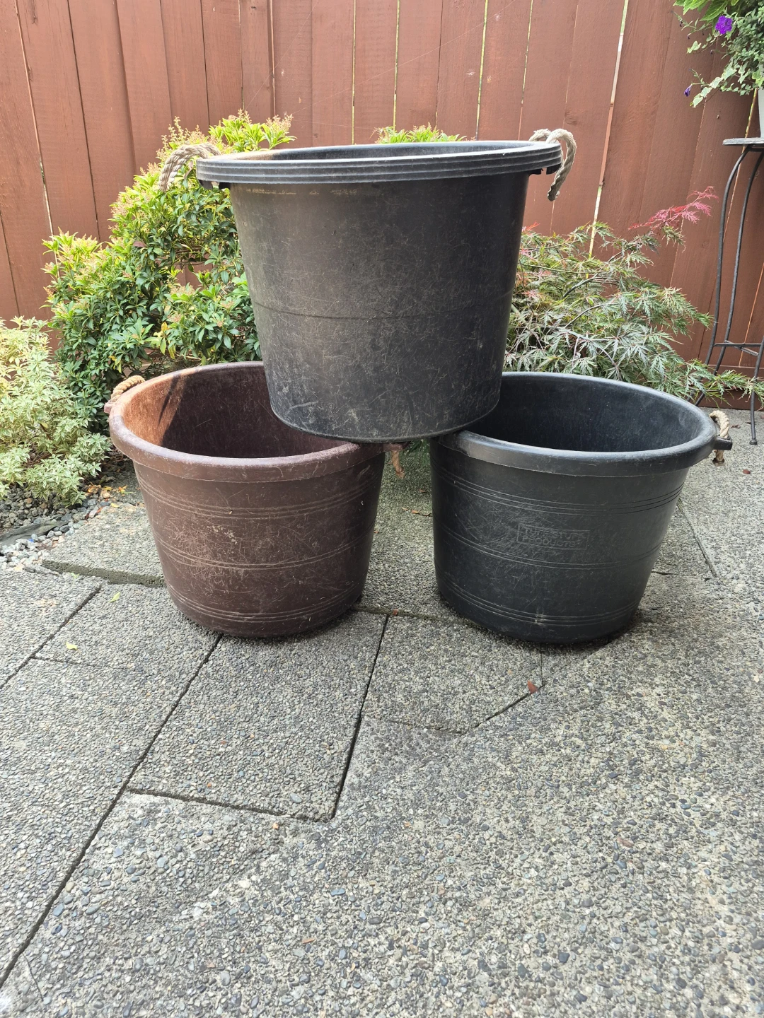 3 Tuff Stuff Heavy Duty Tubs