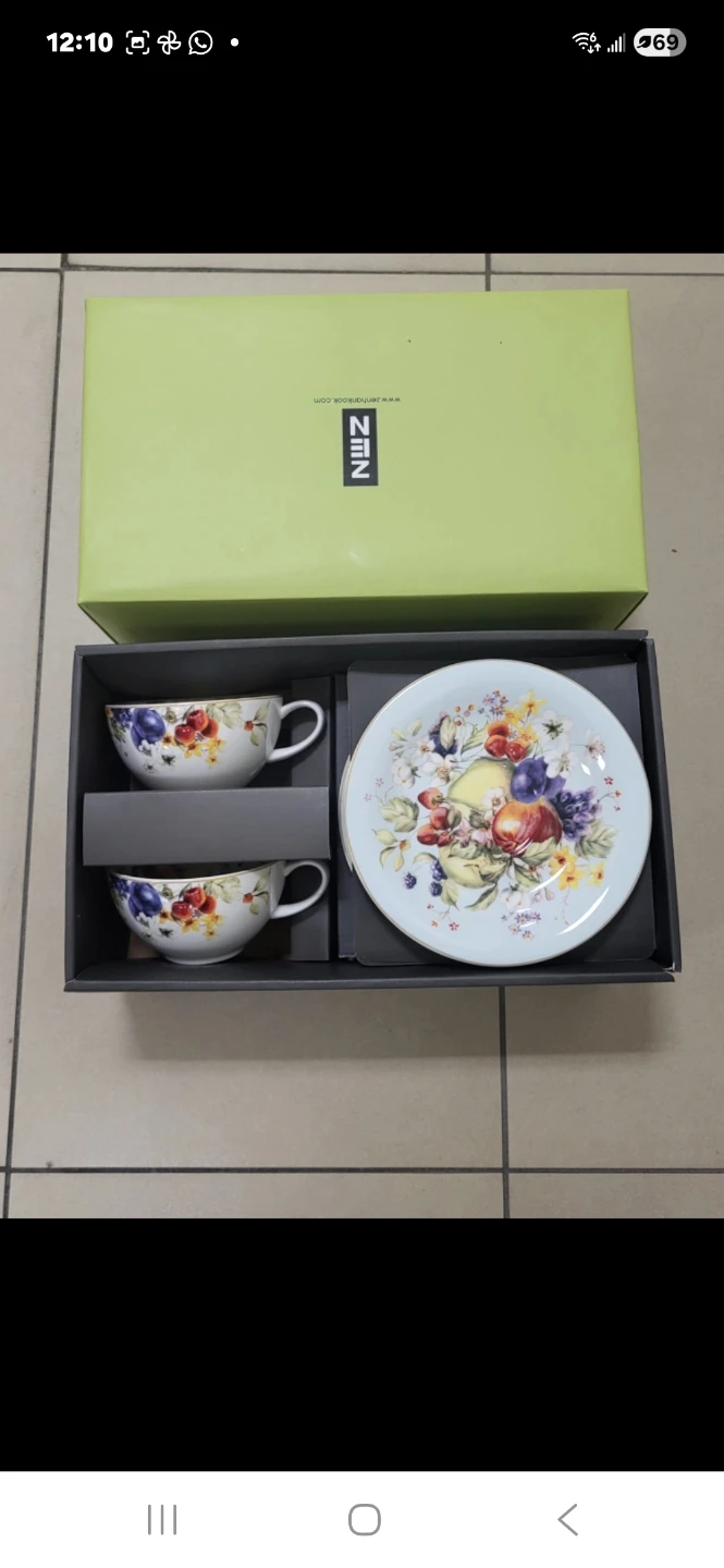 ZENHANCOOK Teacup and Saucer Set. BNIB. Gift Idea - photo 3