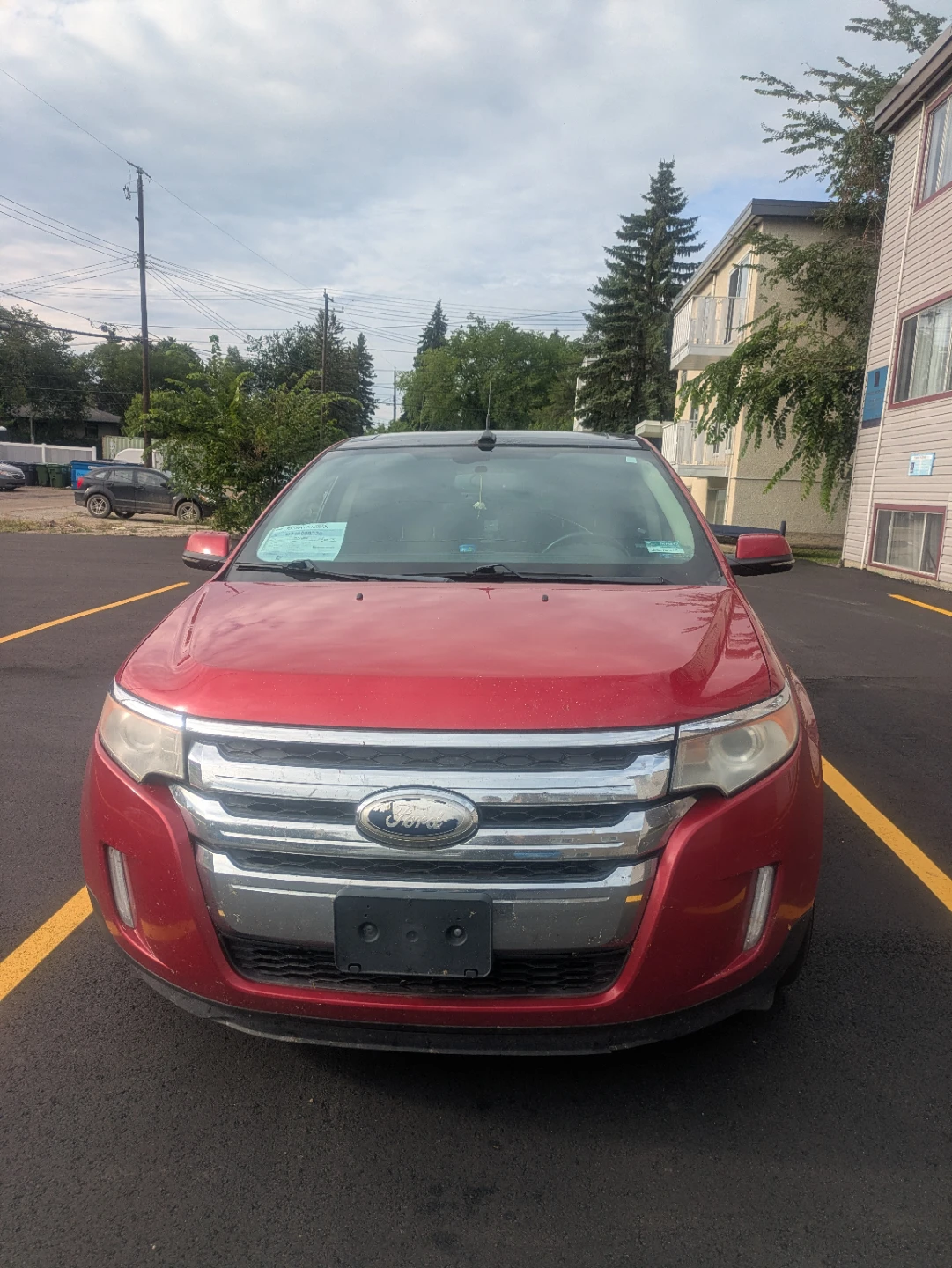 Red Ford Edge SUV 2012 - photo 2
