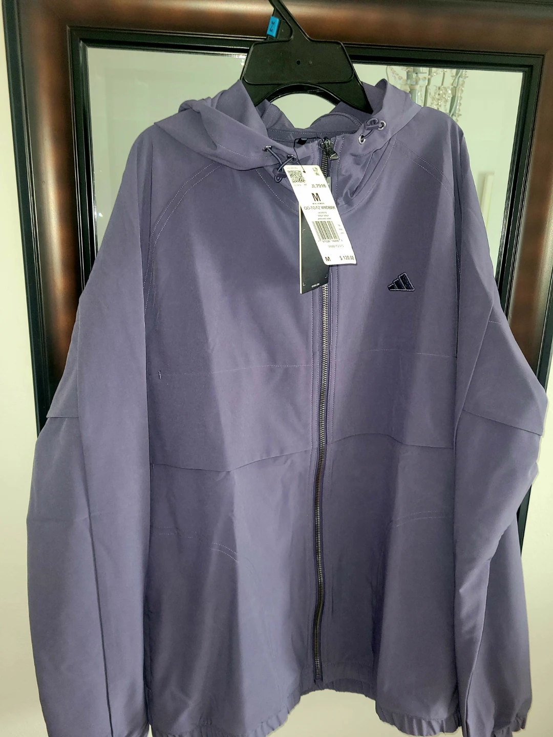 Adidas Go-To Full-Zip Windbreaker size M