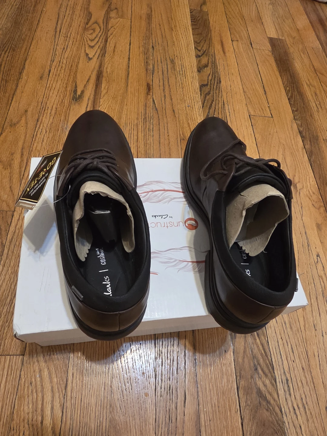 Clarks Unstructured GORE-TEX Brown Shoes