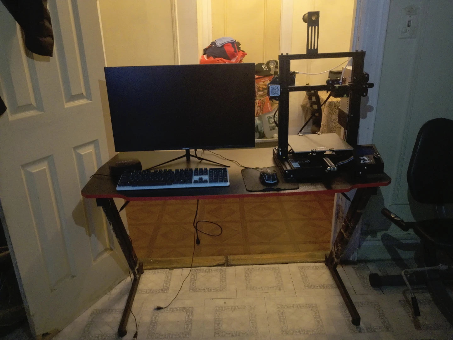 Full computer Set up with 3D printer