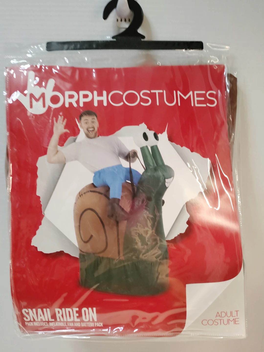 MorphCostumes Adult Inflatable Snail Ride-On Costume