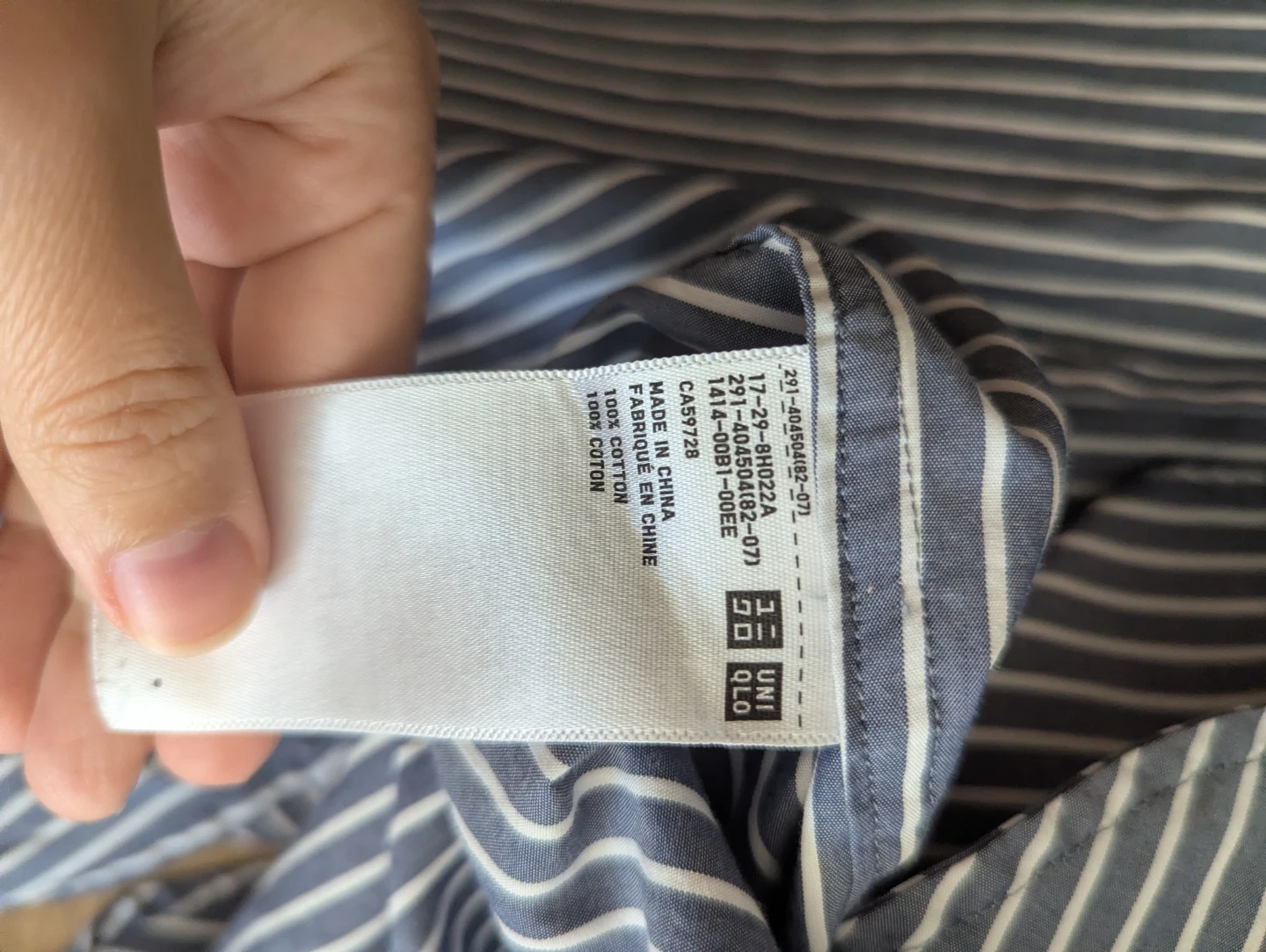 Uniqlo Striped Shirt Dress - Medium - photo 5