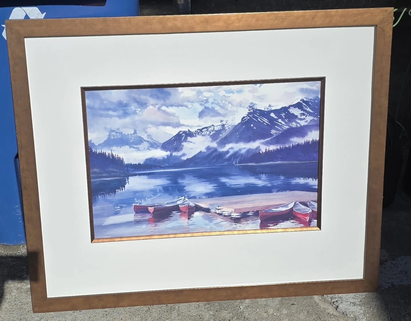 Alpine Lake Picture Frame - photo 2