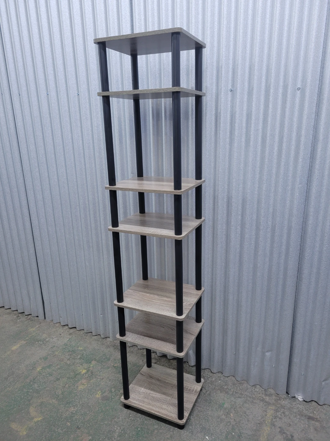Tall Wooden Narrow Shelving Unit - photo 2