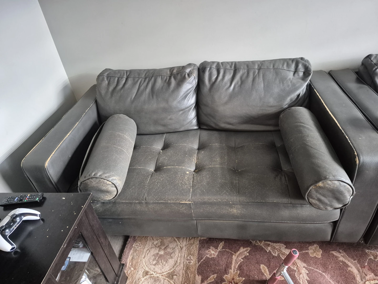 Dark Grey Loveseat