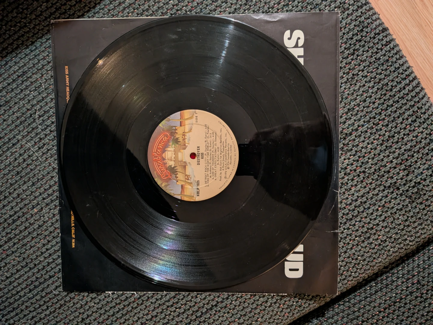 KISS – Destroyer 1976 Canadian Vinyl LP - photo 5