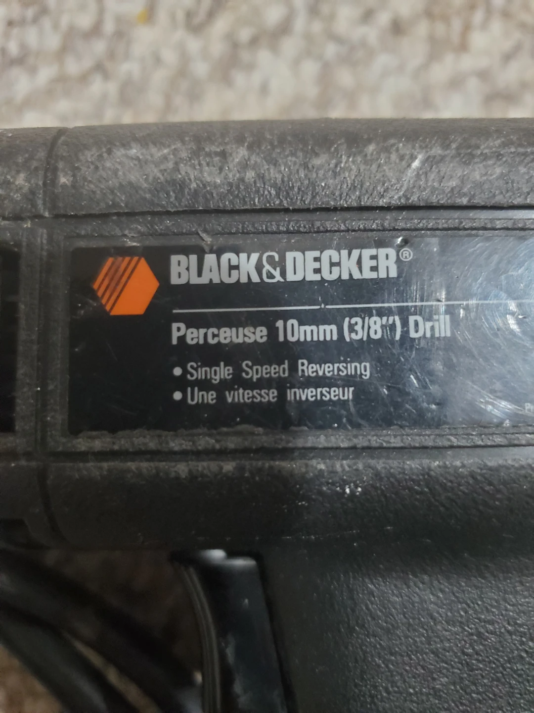 Black & Decker 10mm (3/8") Corded Drill - photo 2