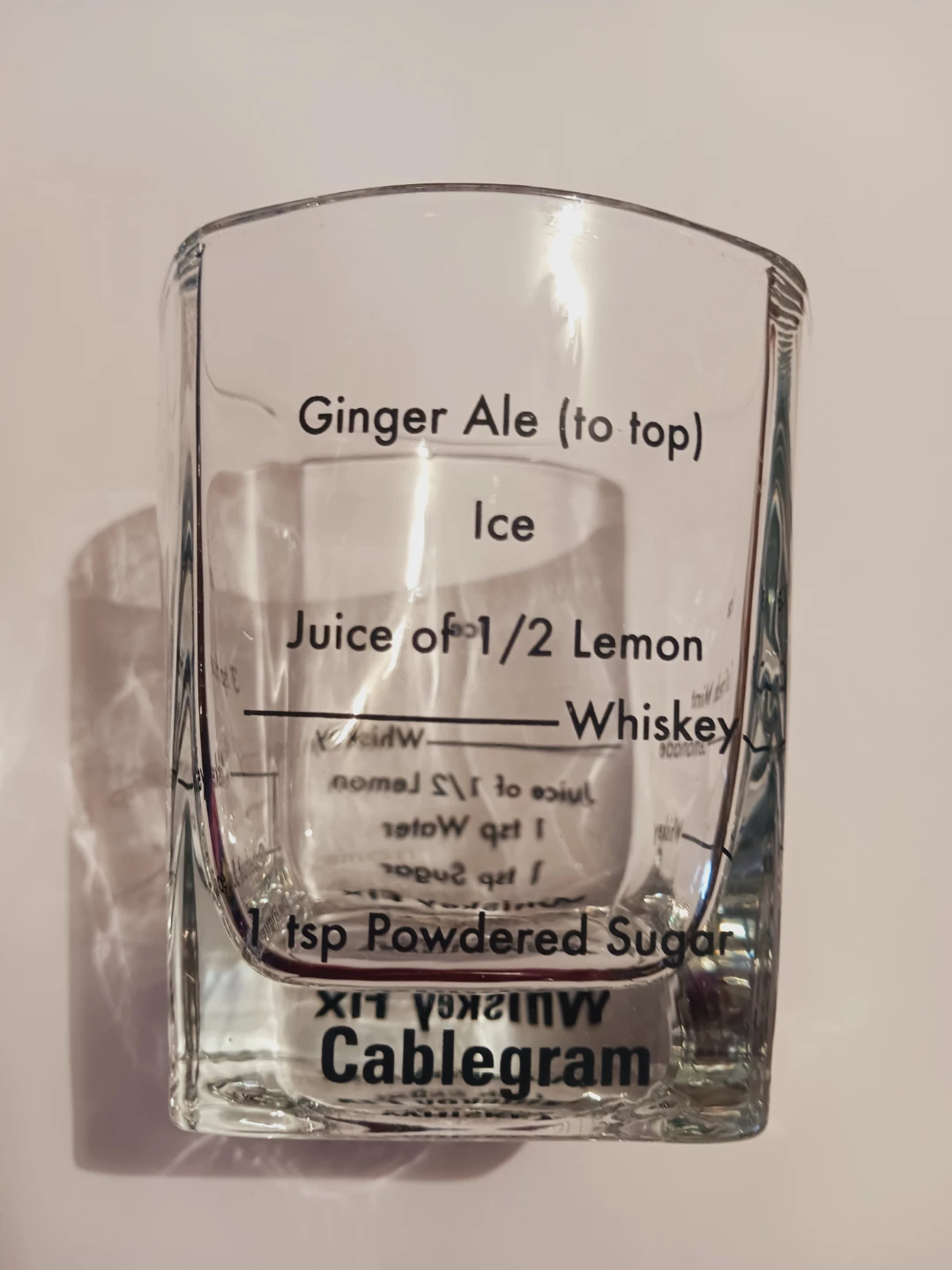 New !! Whiskey Recipe Cocktail Glass - photo 4