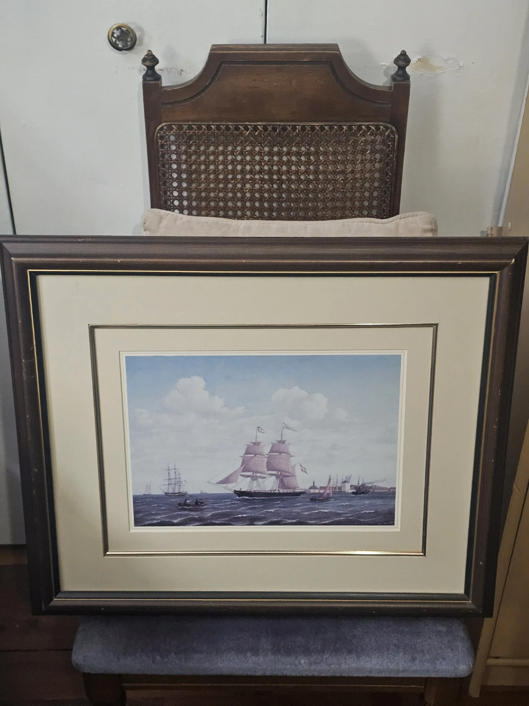 Framed Print of Carl Bille Painting Heimdal