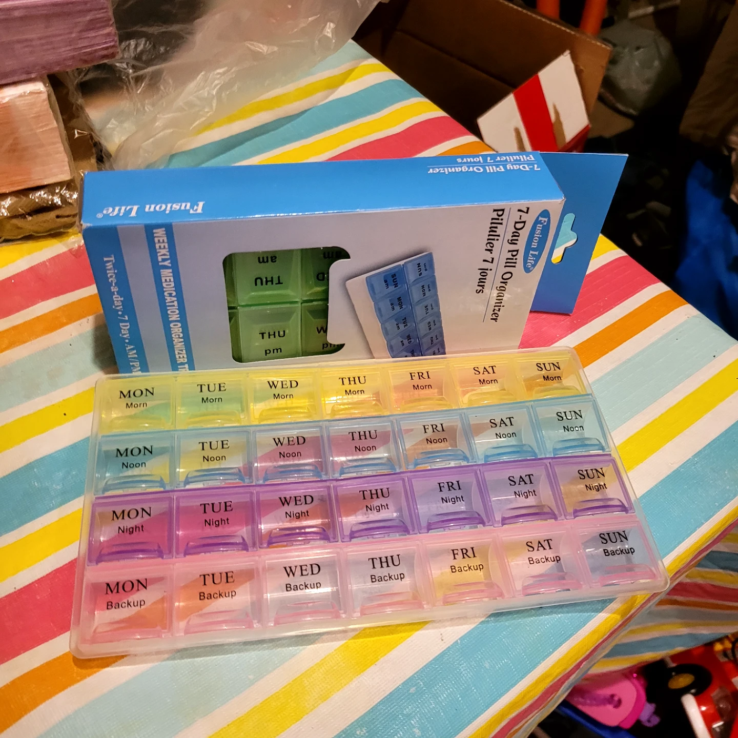 Fusion Life 7-Day Pill Organizer