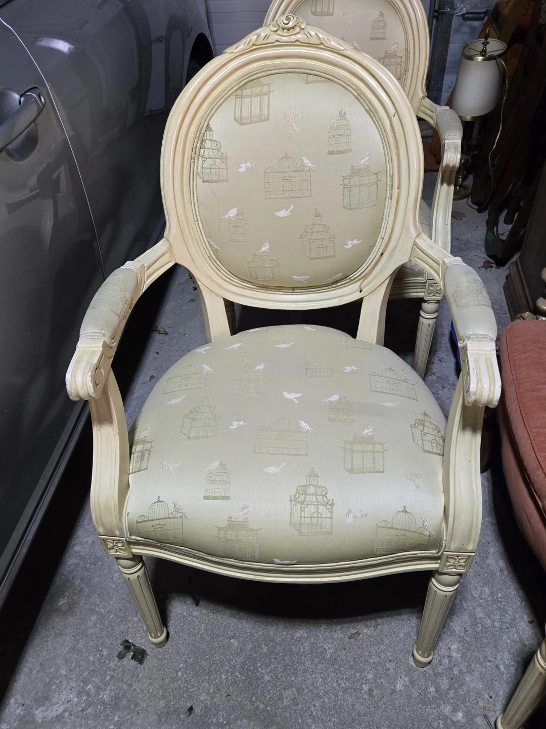 Set of 4 Upholstered Armchairs - photo 3