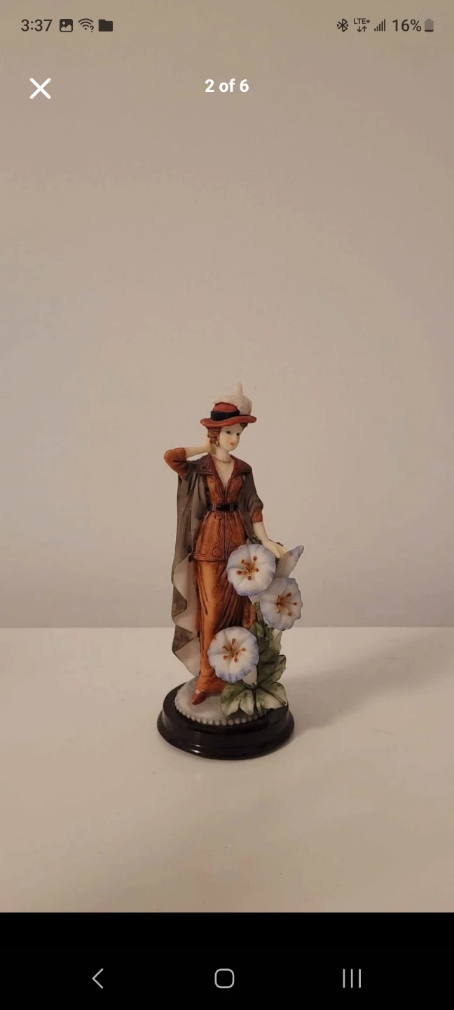Vintage Porcelain Lady Figurine