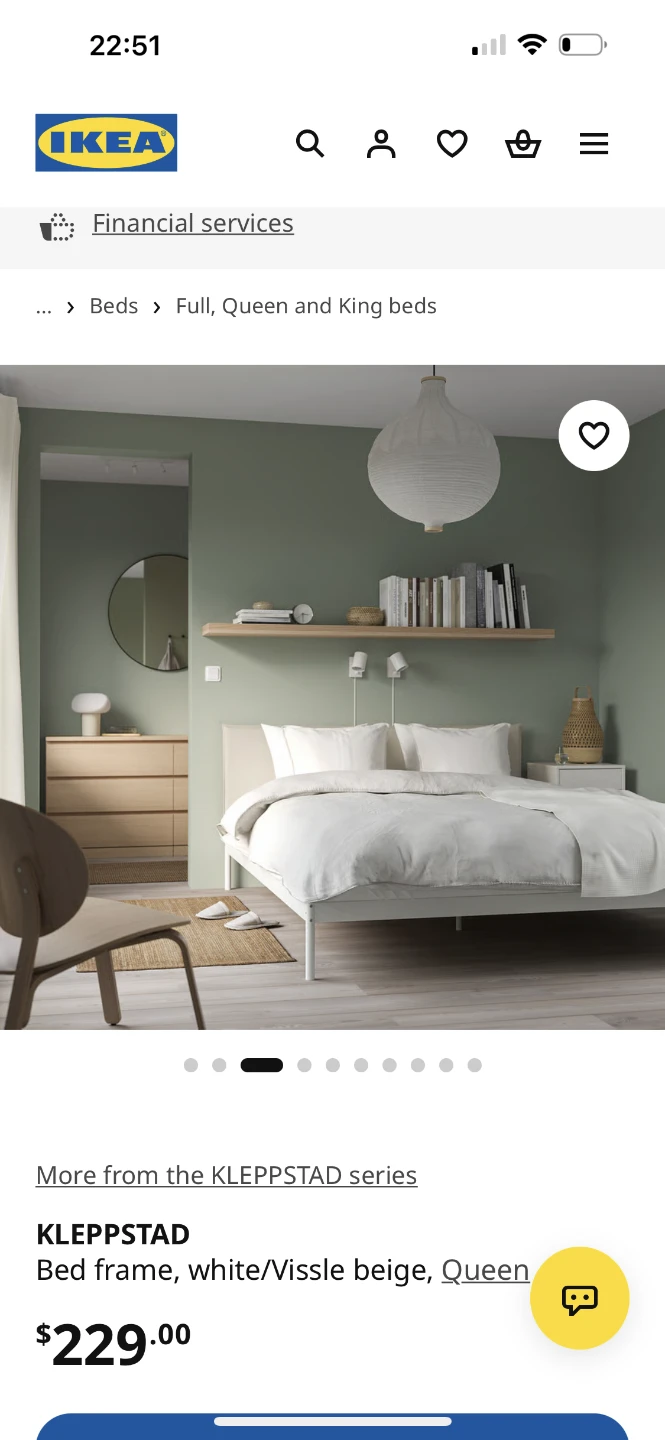 IKEA KLEPPSTAD Queen Bed Frame - photo 3