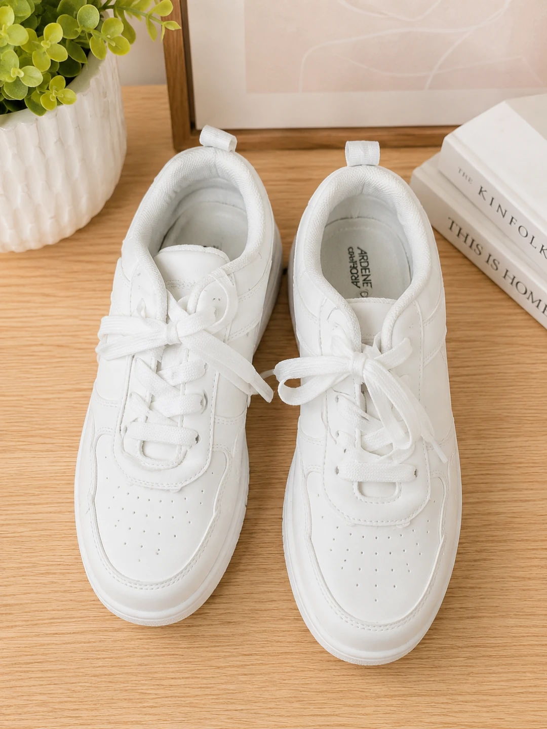 Ardene white sneakers